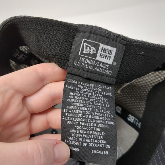 Kahn Steel Fitted Mesh Back Hat Gray M/L Stretch New Era 39Thirty - Picture 8 of 8